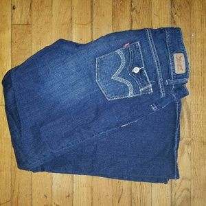 Levi curvy bootcut jeans 30" length